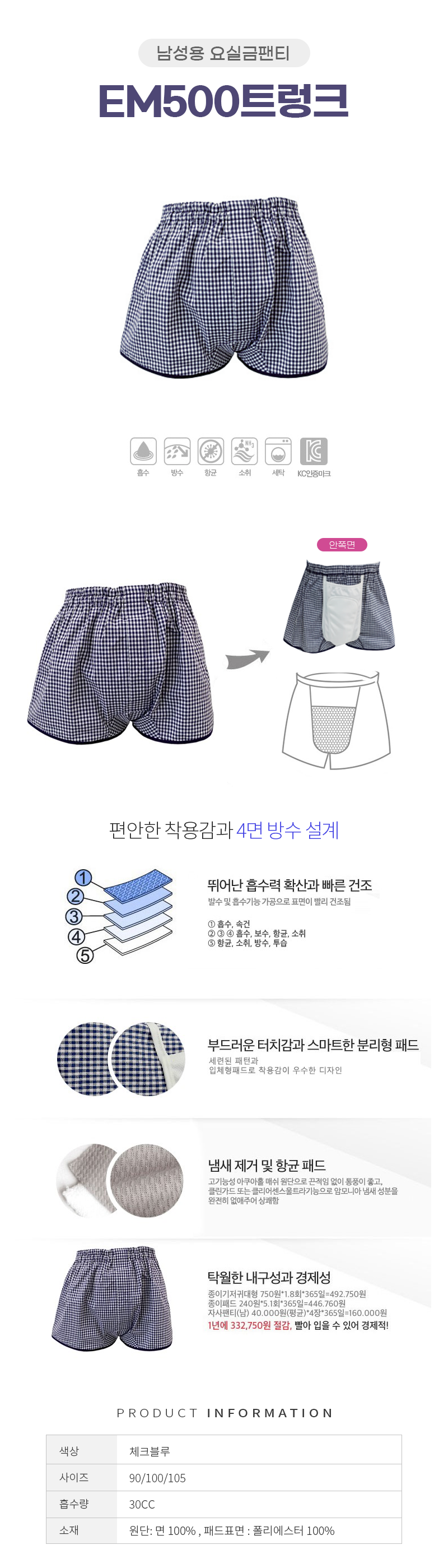 EM500 트렁크 (30cc) 상세 이미지 1